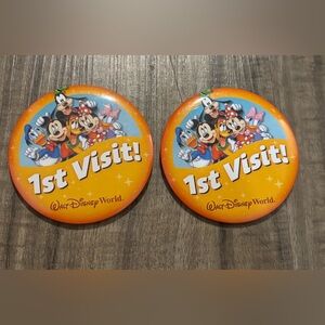 Walt Disney World I’m Celebrating Button Pins Lot of 2